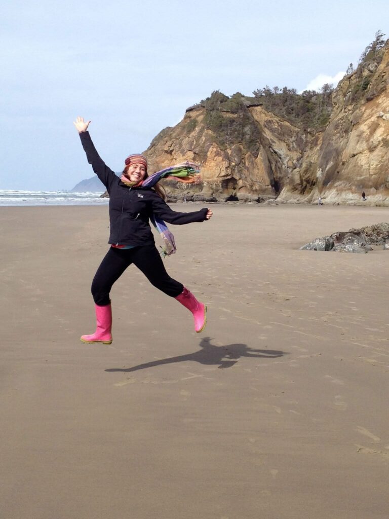 person on beachside